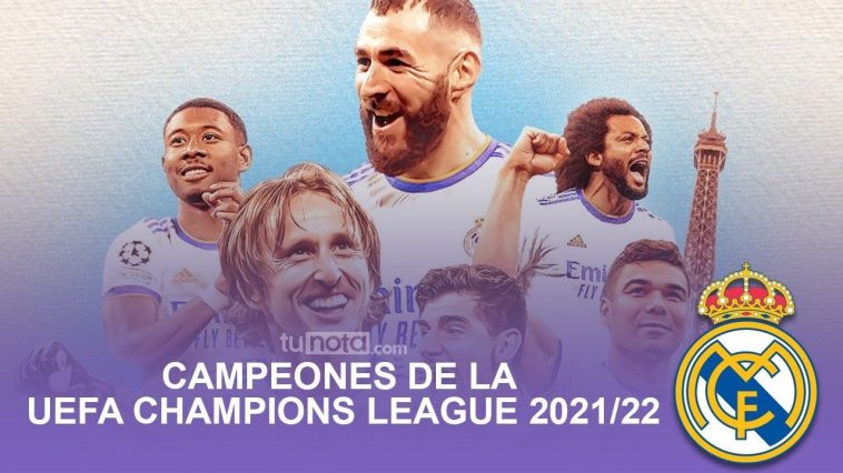 Real Madrid conquistó su copa 14 de la Champions League.