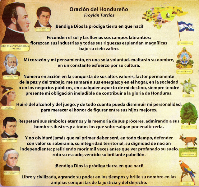 Oración del hondureño