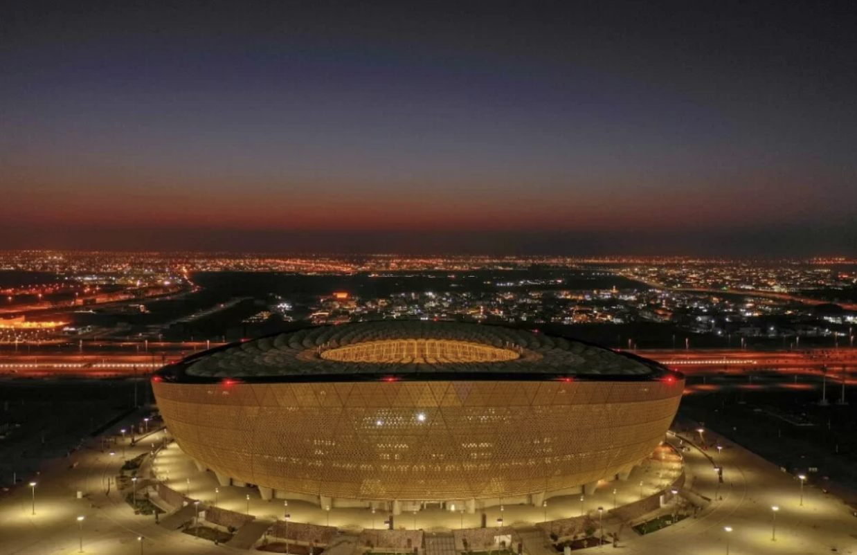 Vista aérea del Estadio Icónico de Lusail en Qatar. Foto: Proceso Digital