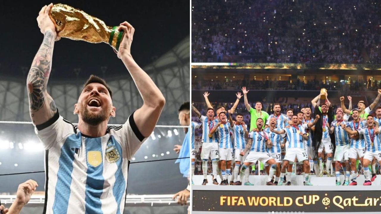 Messi rompió el récord mundial con la foto que tiene más me gusta en Instagram. Foto: Instagram