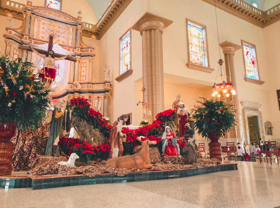 Nacimiento en la Basílica de Suyapa en Honduras. Foto: Diario Tiempo