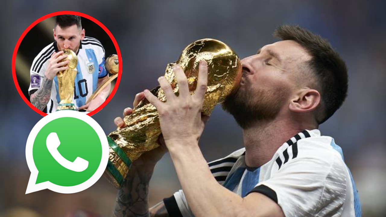 ¿Cómo descargar los stickers de Messi y la selección de Argentina con la Copa del Mundo en WhatsApp?