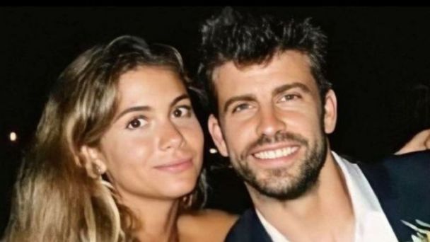 Piqué y Clara Chía en una boda. Foto: Terra