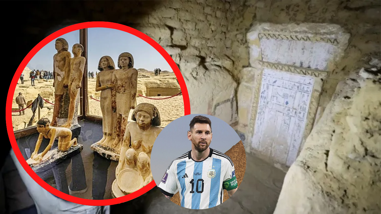 Messi antiguo Egipto, arqueólogos encuentran estatuas de 4,300 años con