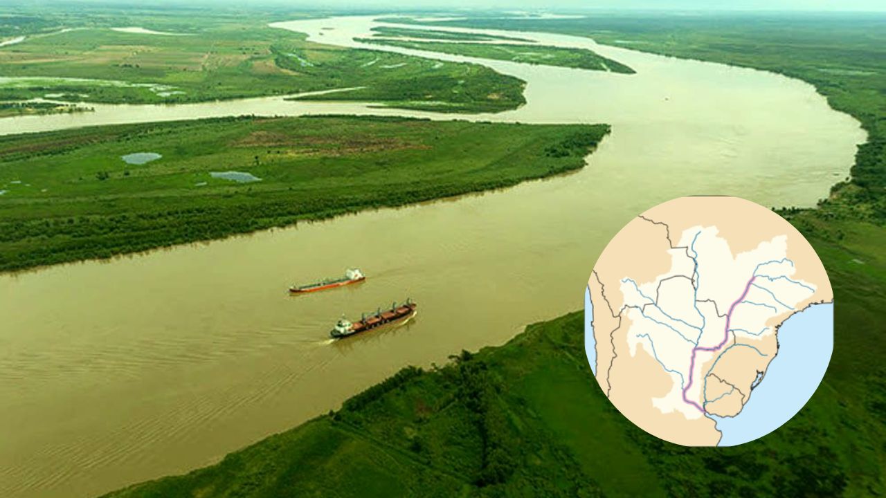Segundo río más largo de Sudamérica, Río Paraná es después de las