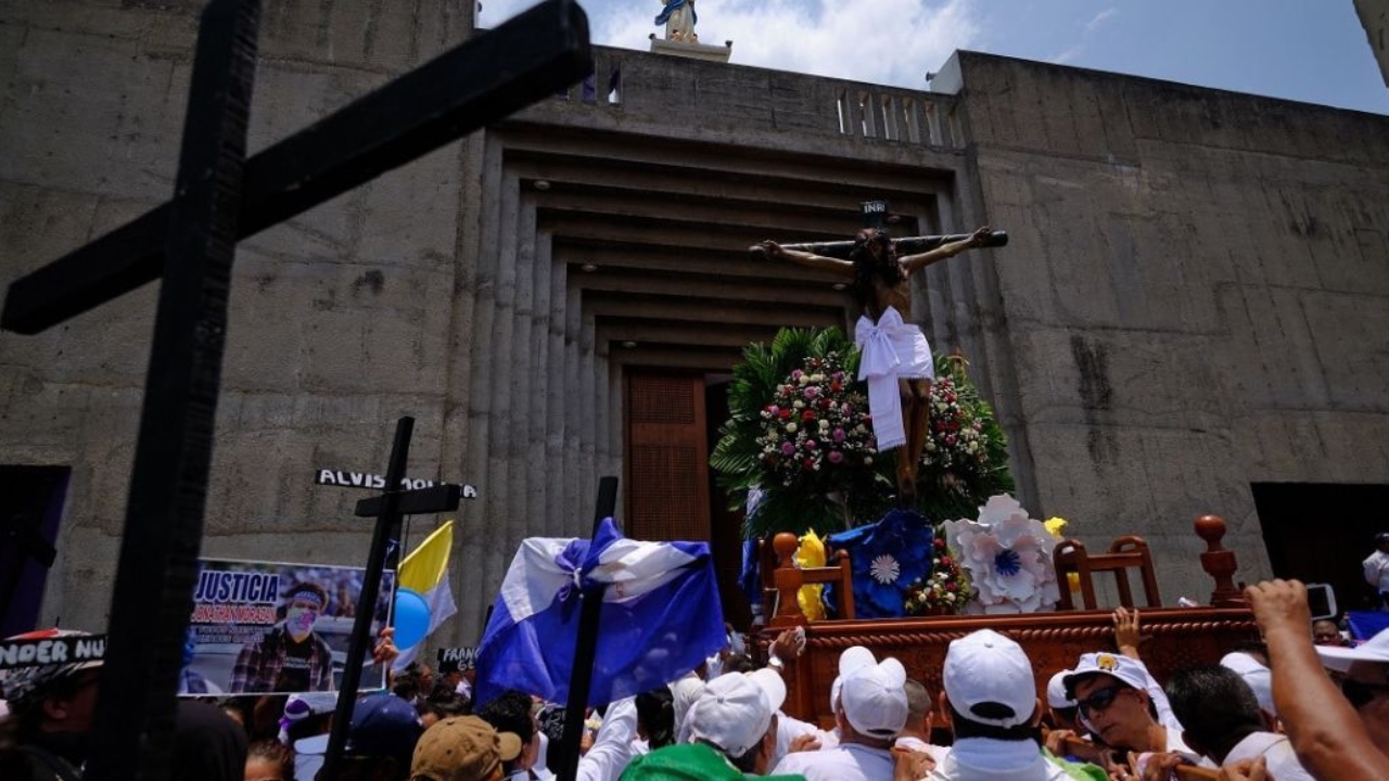 Nicaragua prohíbe a la Iglesia Católica realizar las procesiones de viacrucis | Tu Nota