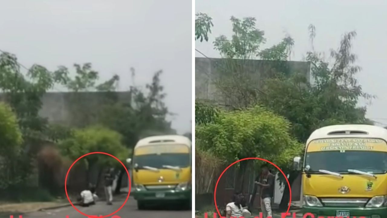 Video: busero arranca unidad y señora cae al pavimento en Tegucigalpa