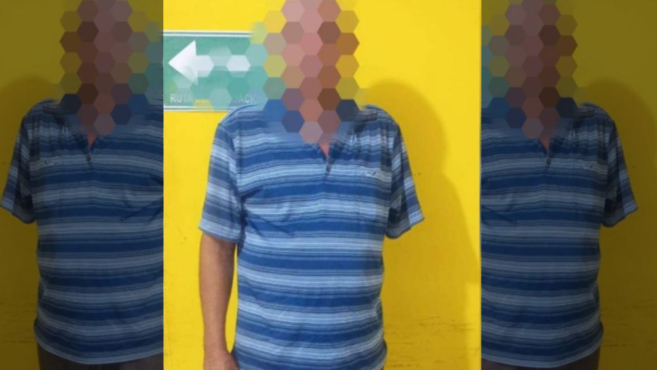 El hondureño de 63 años fue detenido el martes  por agentes de la Dirección Policial de Investigaciones (DPI) en el barrio Jesús del municipio de Juticalpa, en Olancho.