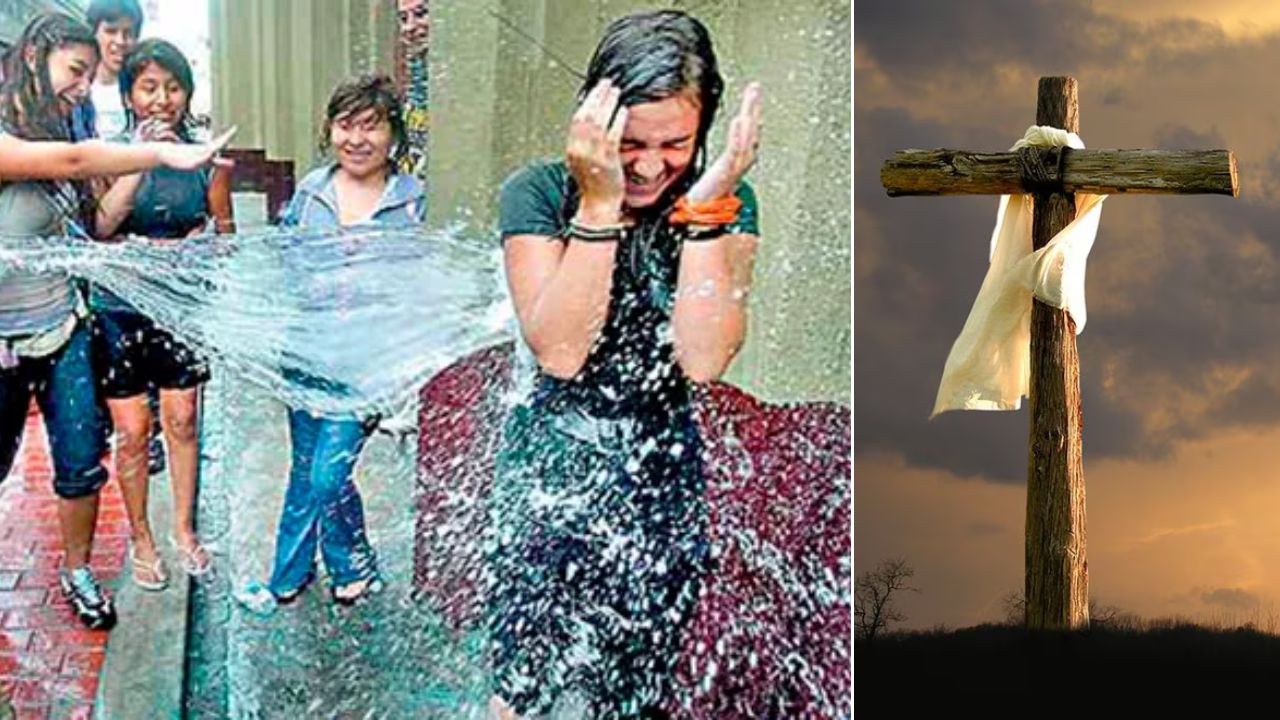 ¿Por qué se mojan en Sábado de Gloria?, historia, significado y origen