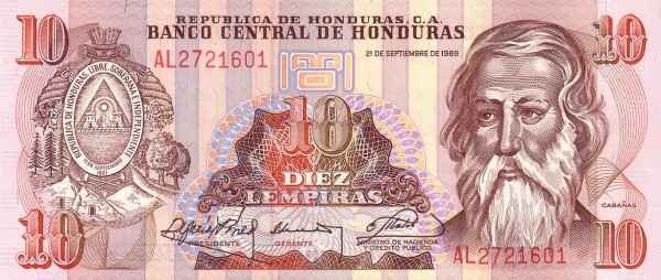 10 lempiras, ¿Quién aparece en este billete y cuál es su historia?
