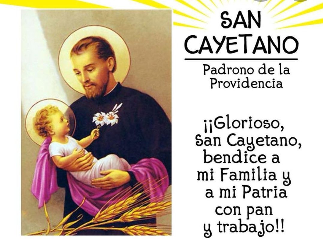 Frases de San Cayetano imágenes y oraciones para rendir homenaje en este día