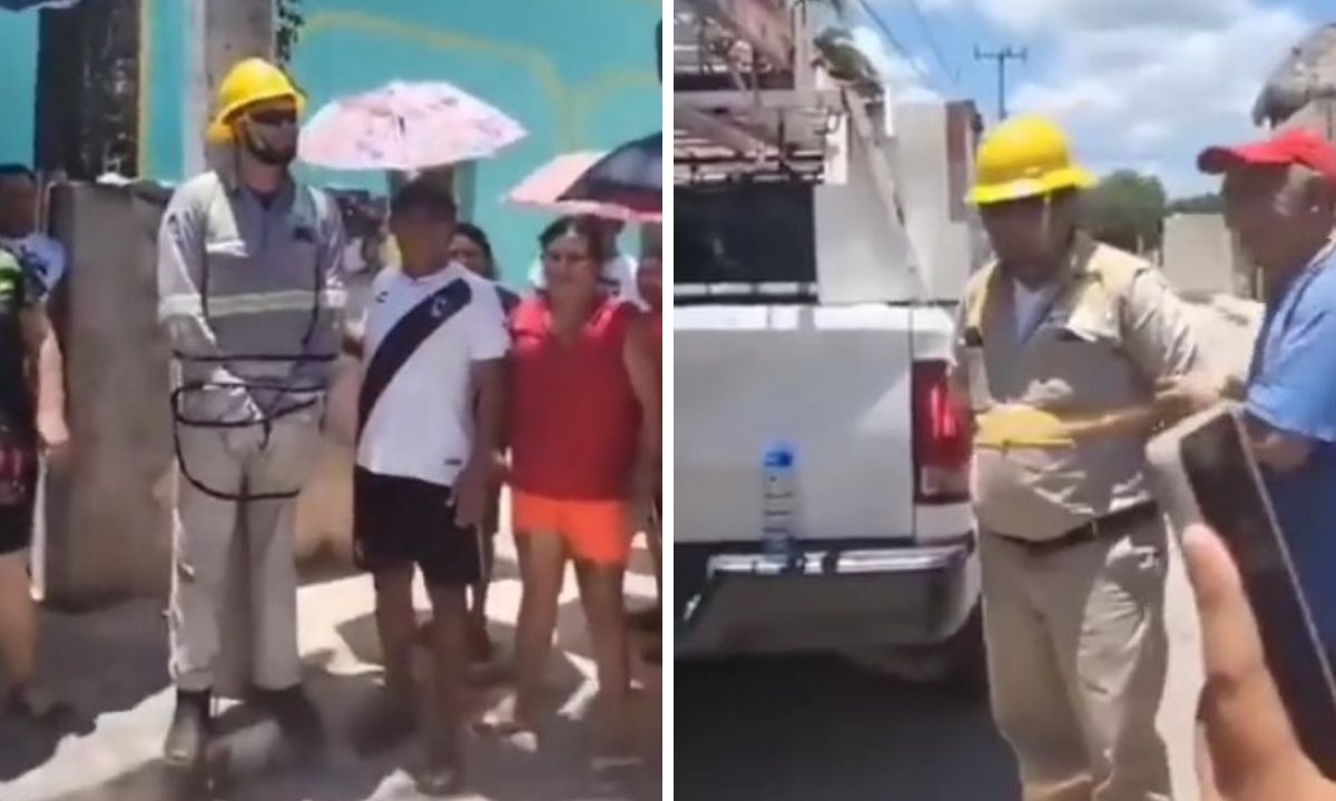 Pobladores amarran a un poste a operador de energía por 'dejarlos sin ...