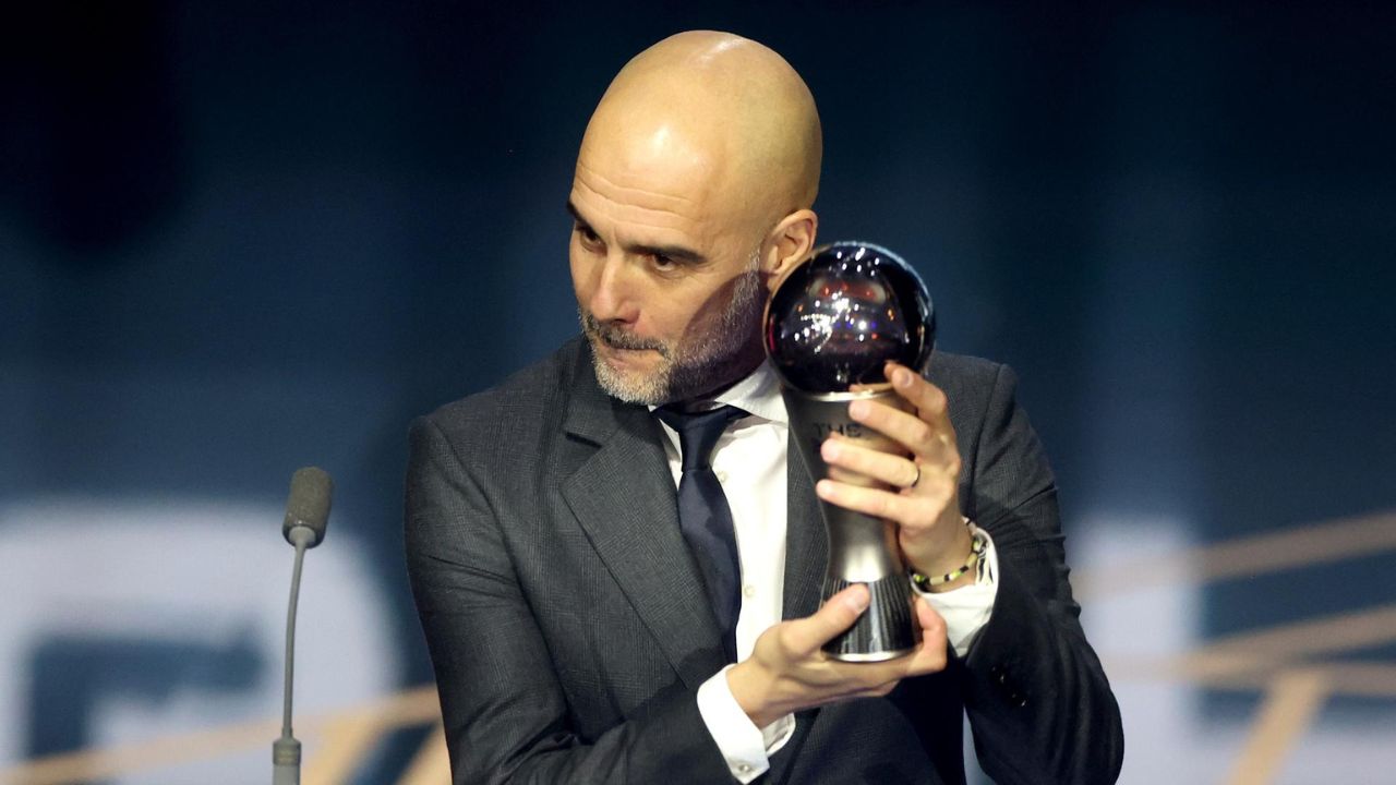 Pep Guardiola ganó premio The Best a mejor entrenador