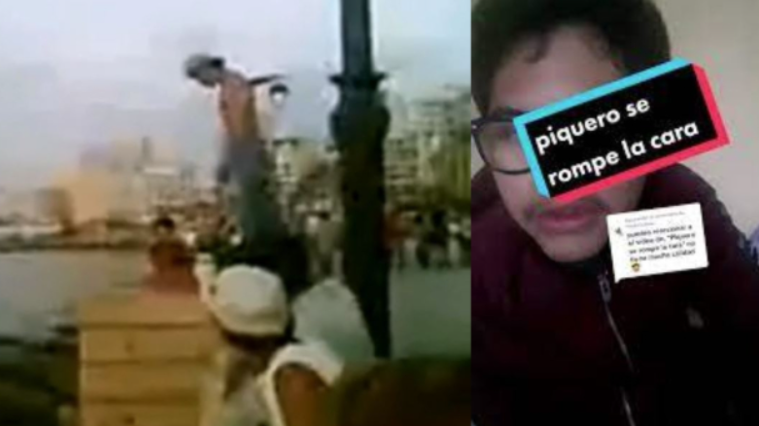 Video 'Piquero se rompe la cara' Twitter, este es el clip que genera