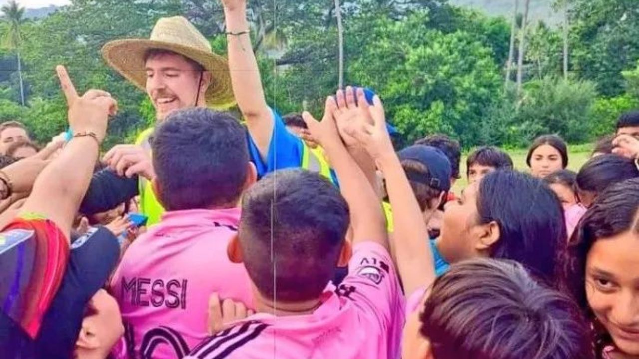 El famoso youtuber Mr. beast está en El Salvador