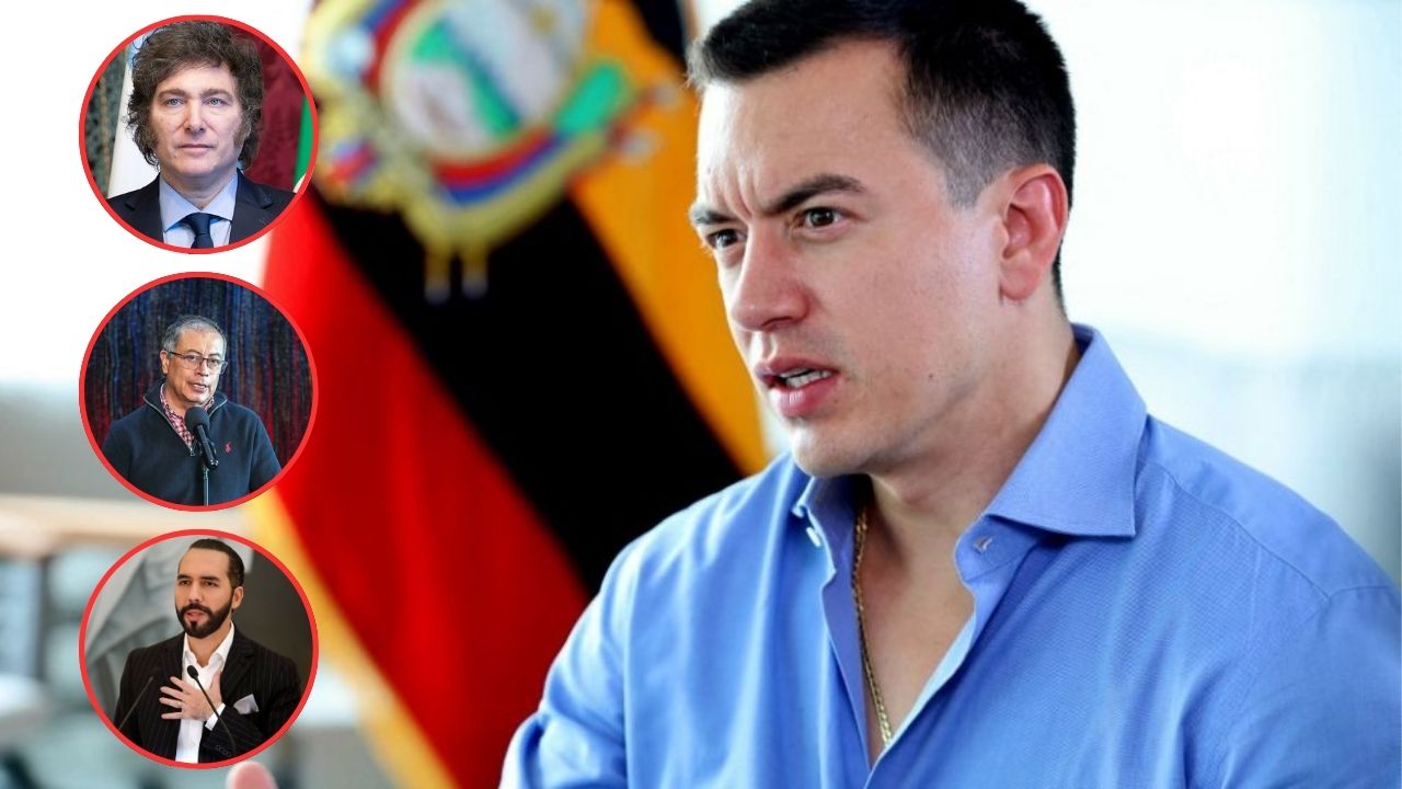 Noboa comenta que Petro es 'snob', Bukele 'arrogante' y que Milei está ...