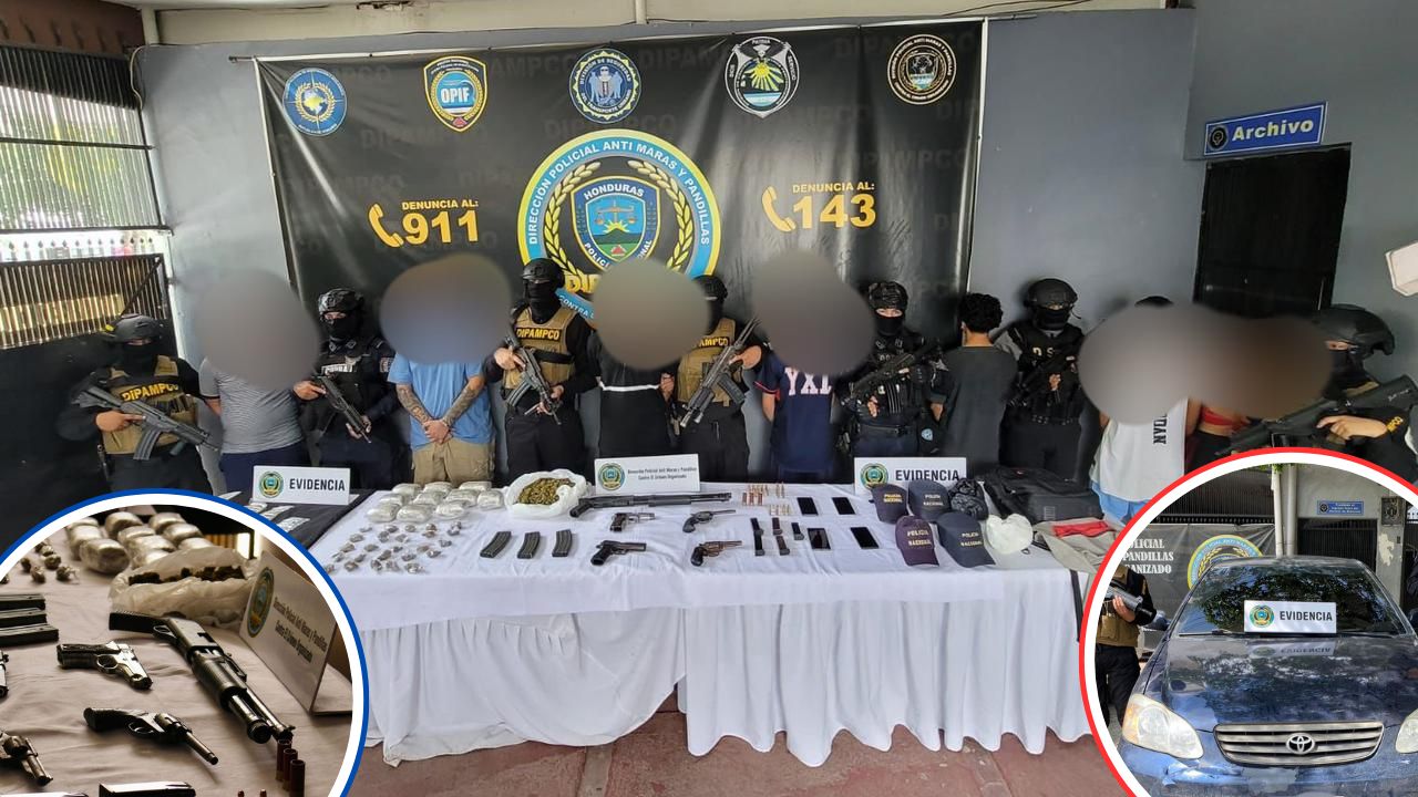 Capturan a siete integrantes de la banda 'Los Aguacates' en SPS