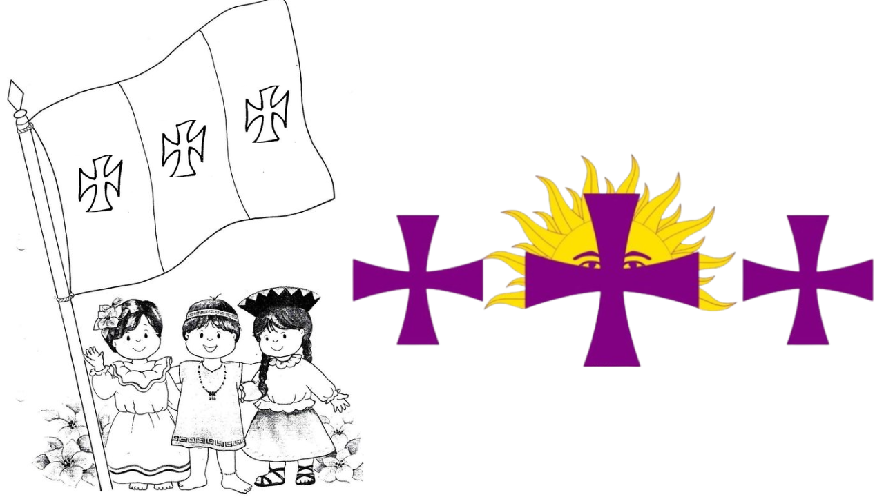 Día de la Bandera de la Raza para colorear: Imprime y diviértete pintando estos dibujos dibujos-del-12-de-octubre-dia-de-la-raza-tiktok