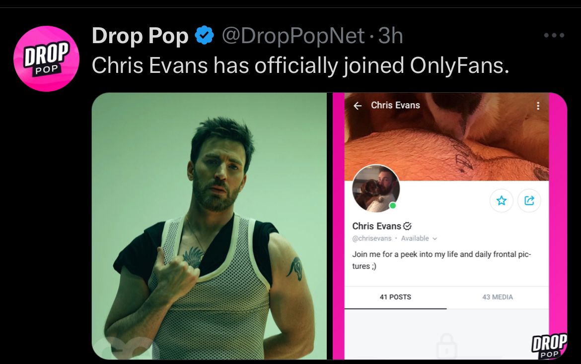 Chris Evans OnlyFans: cómo ver, fotos y videos del actor estadunidense