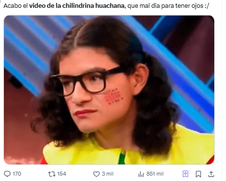 Video de la Chilindrina Huachana con una trans reciente: ¿Dónde ver sin