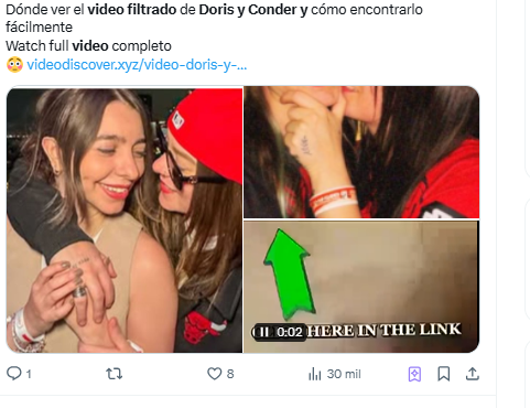 Conder y Doris video X filtrado: ¿existe un clip de las influencer?