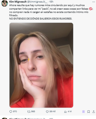 Kim Migneault, novia de Sonrixs, rompe el silencio sobre la polémica