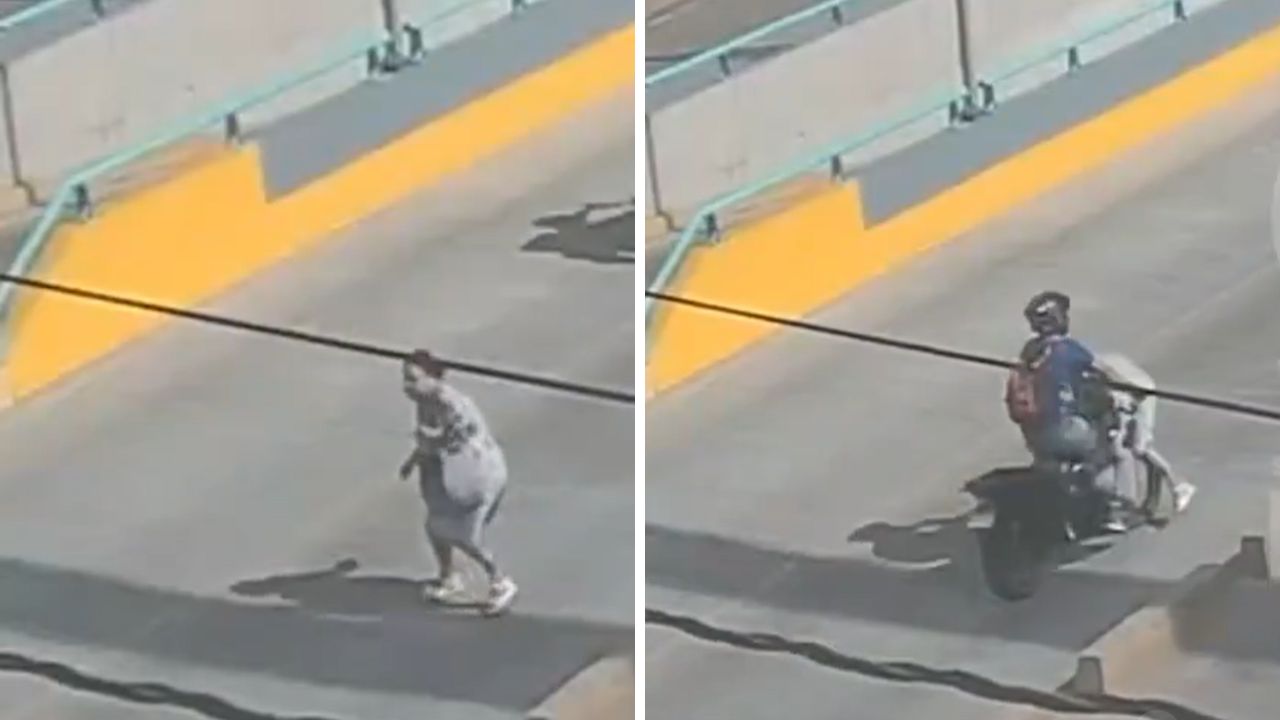 VIDEO: Motocicleta atropella a mujer en bulevar Suyapa