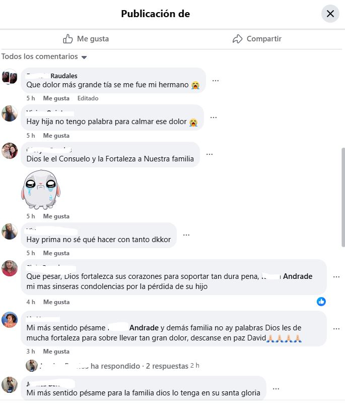 Messages about the Honduran man murdered at La Ceiba Hospital