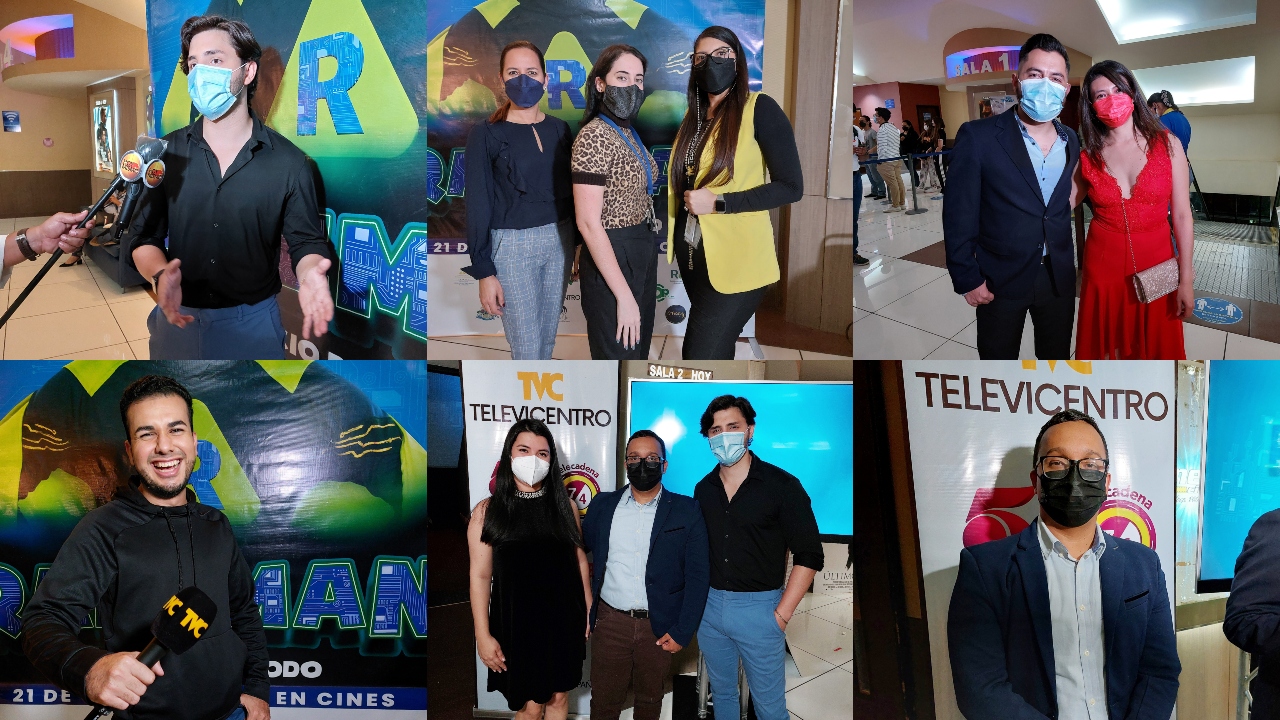 Jam Raeeman Televicentro y Emisoras Unidas apoyando la premier de la película ...
