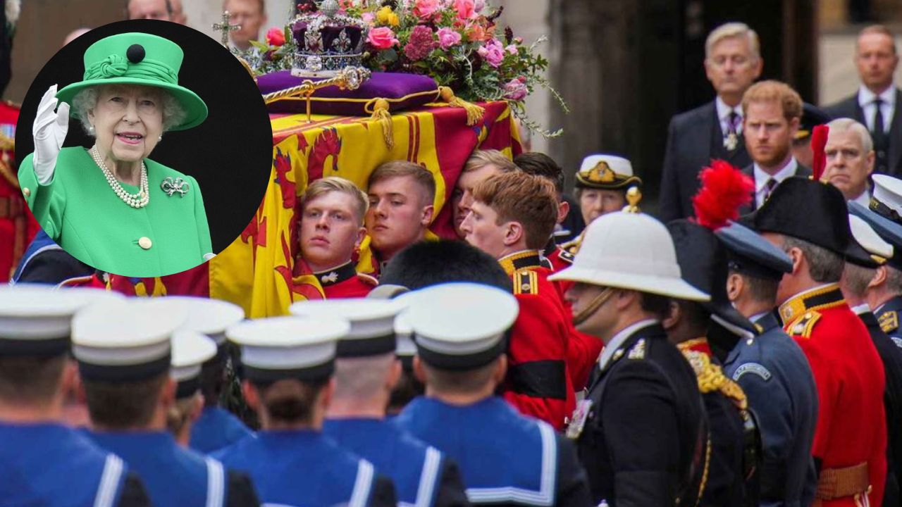 Familia real le da el último adiós a la reina Isabel II en Abadía de