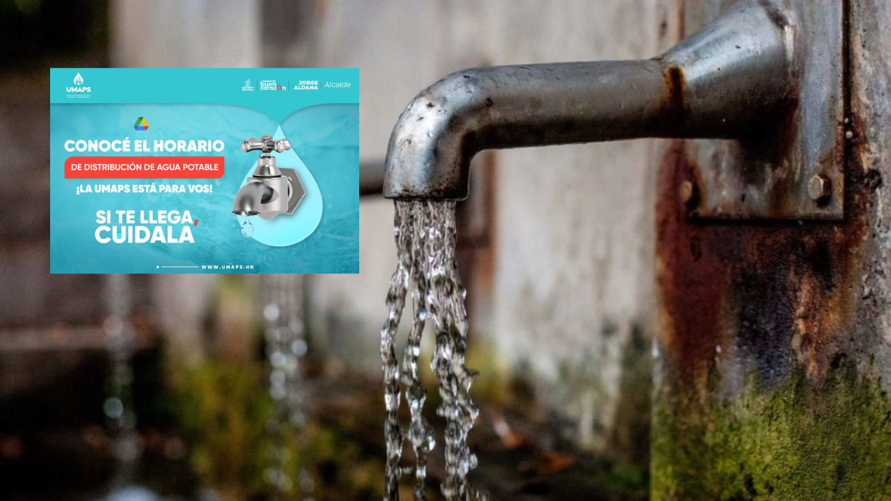Horario de distribución de agua potable en la capital de Honduras ...