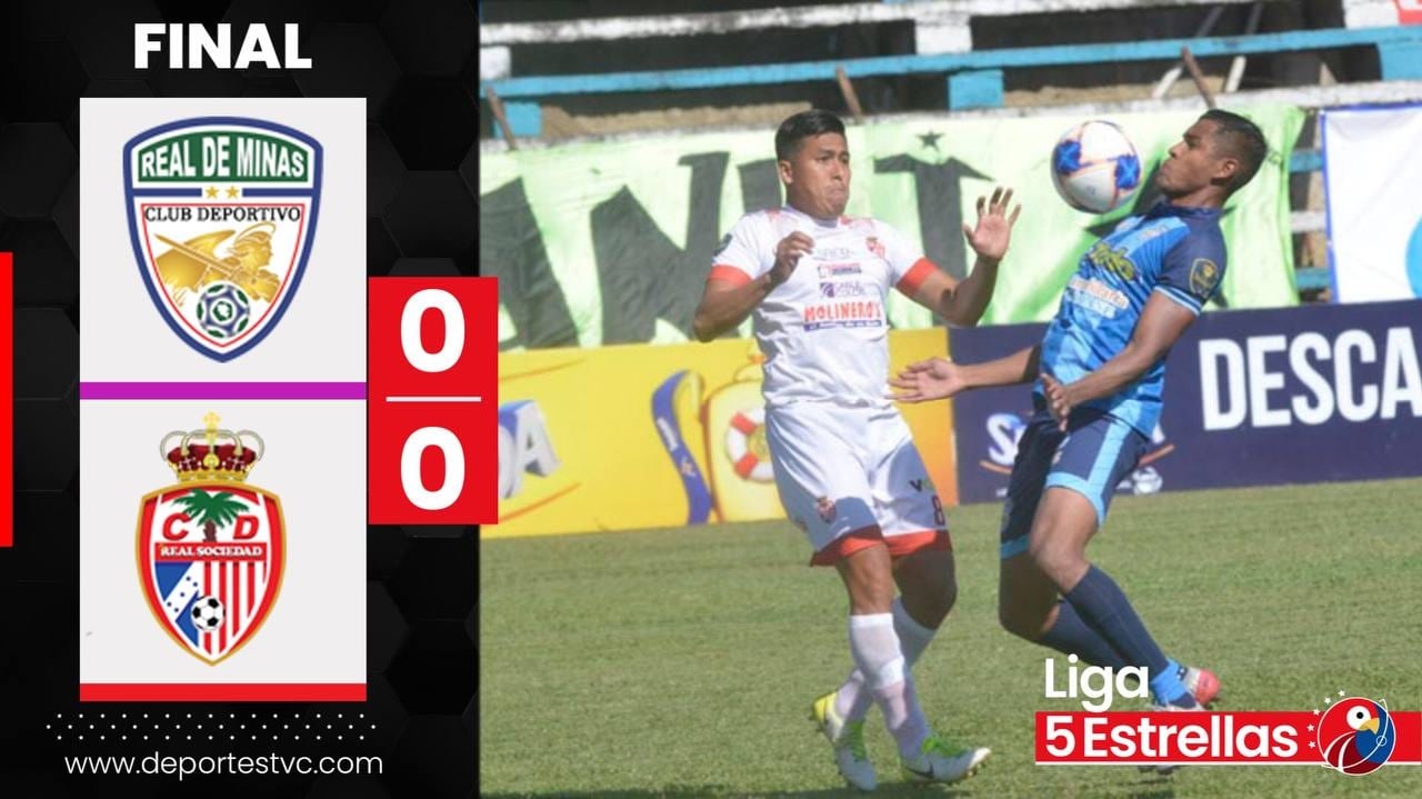 Todo sigue igual en el sótano: Real de Minas y Real Sociedad no se