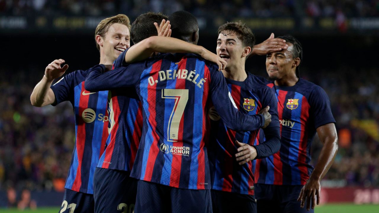 El Barcelona golea al Athletic con un Dembélé inspirado con gol y hat ...