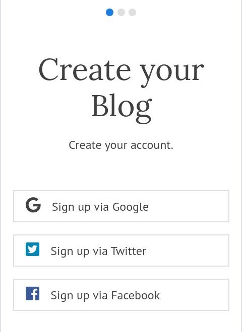 Step 1: Account Creation