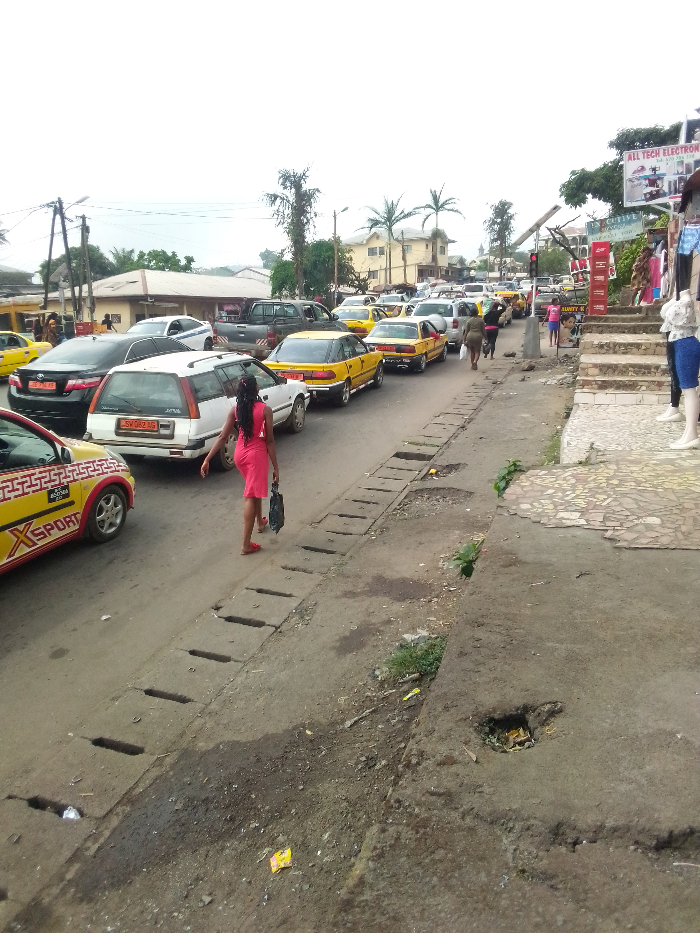 Traffic jam, Buea