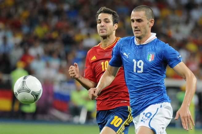 Bonucci (en bleu) par Ilya Khokhlov (Football.ua) - Wikimédia Commons CC BY-SA 3.0