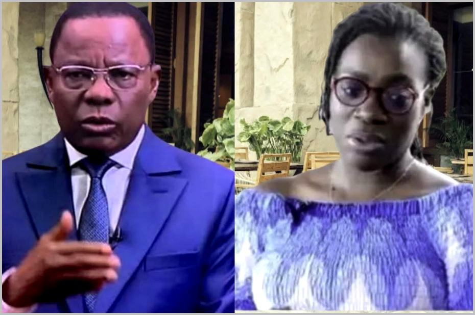 Michèle Ndoki (à droite) est candidate à la présidence du MRC. Source: actucameroun.com /CC-BY