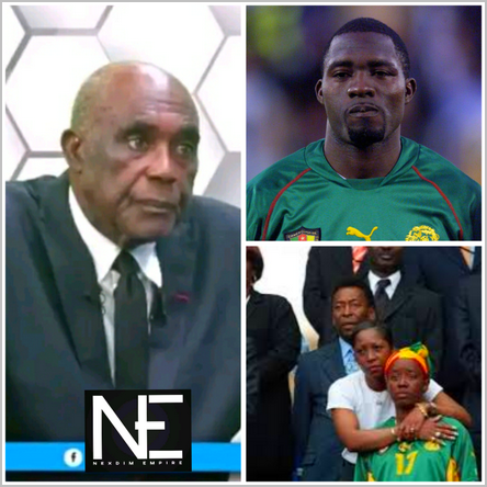 Depuis le décès de Marc-Vivien Foé, une bataille de succession a éclaté entre son père (à gauche) et son ex-épouse (en vert). Montage: nexdimempire.com /CC-BY