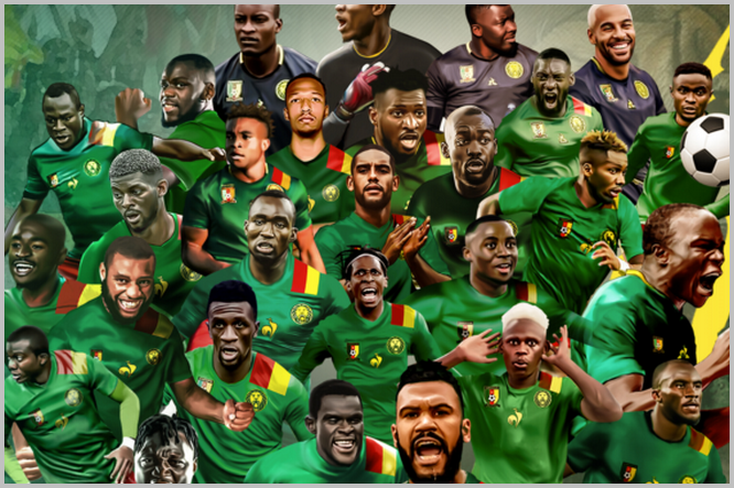 La génération actuelle des Lions indomptables du Cameroun. Source: fecafoot-officiel.com Crédit: Fecafoot /Infographie reprise sous autorisation
