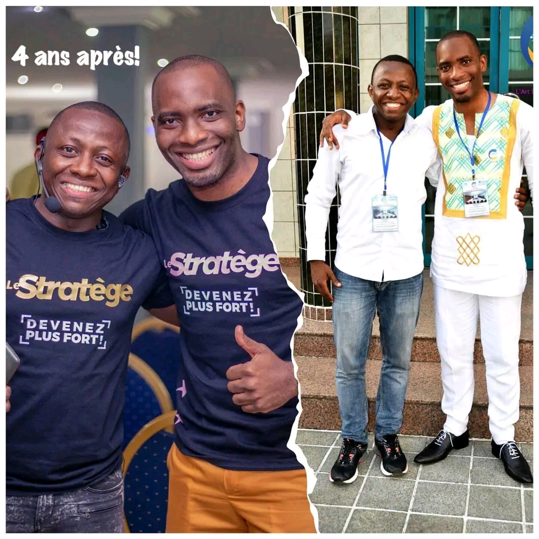 Dr Claudel Noubissie et son associé Ulrich Nguegang&nbsp;