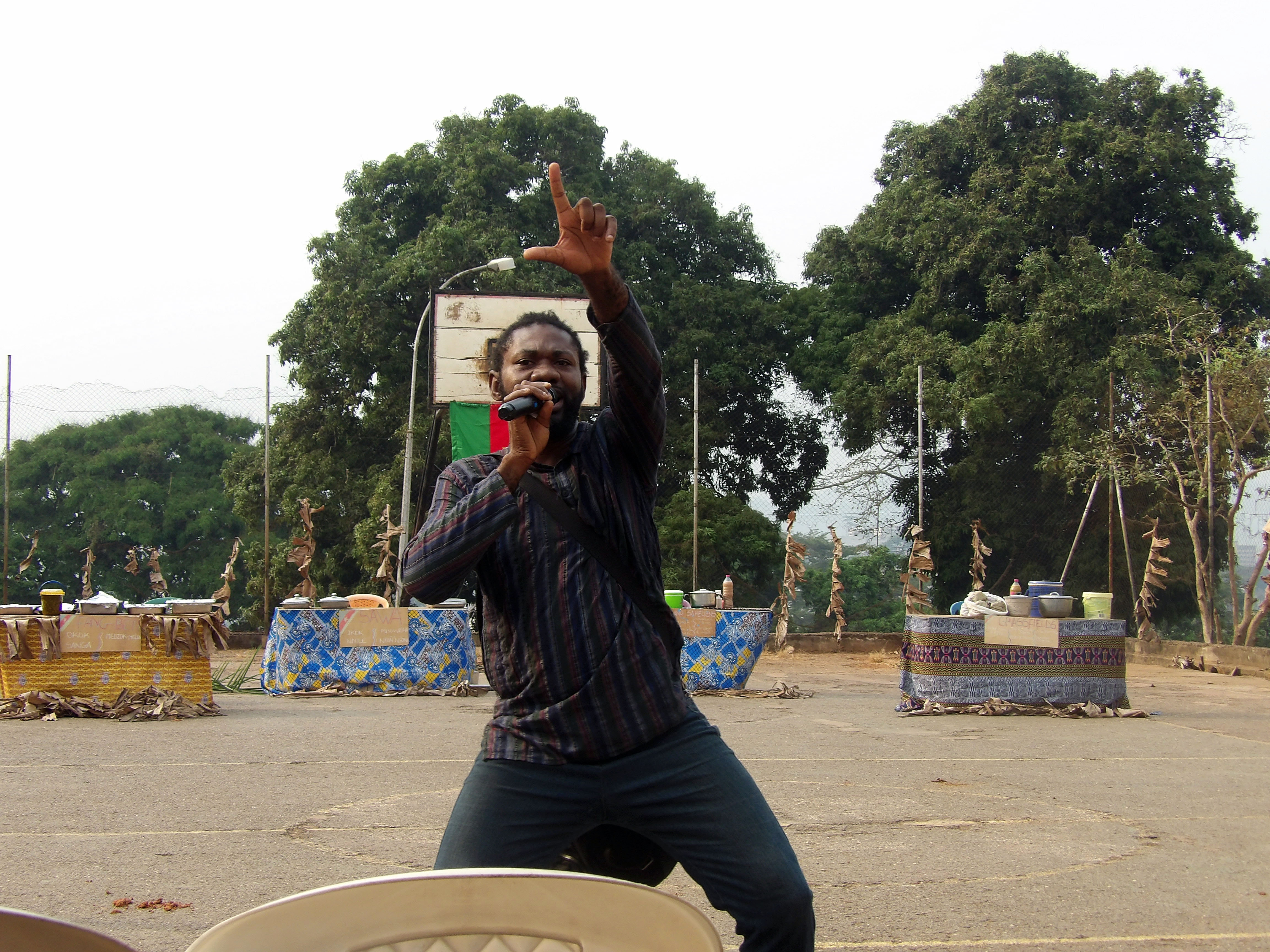 Ninja de Bonas la guest star de l’évènement. Crédit : Sidoine FEUGUI 