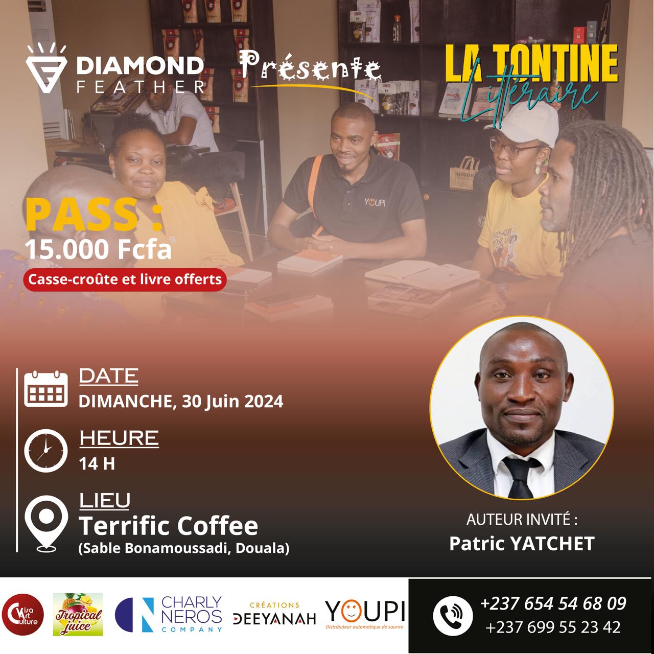 L’univers littéraire de Patric YATCHET mis en avant à la onzième édition de la tontine littéraire 