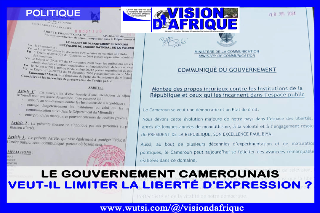 Le gouvernement camerounais veut-il limiter la liberté d'expression ?