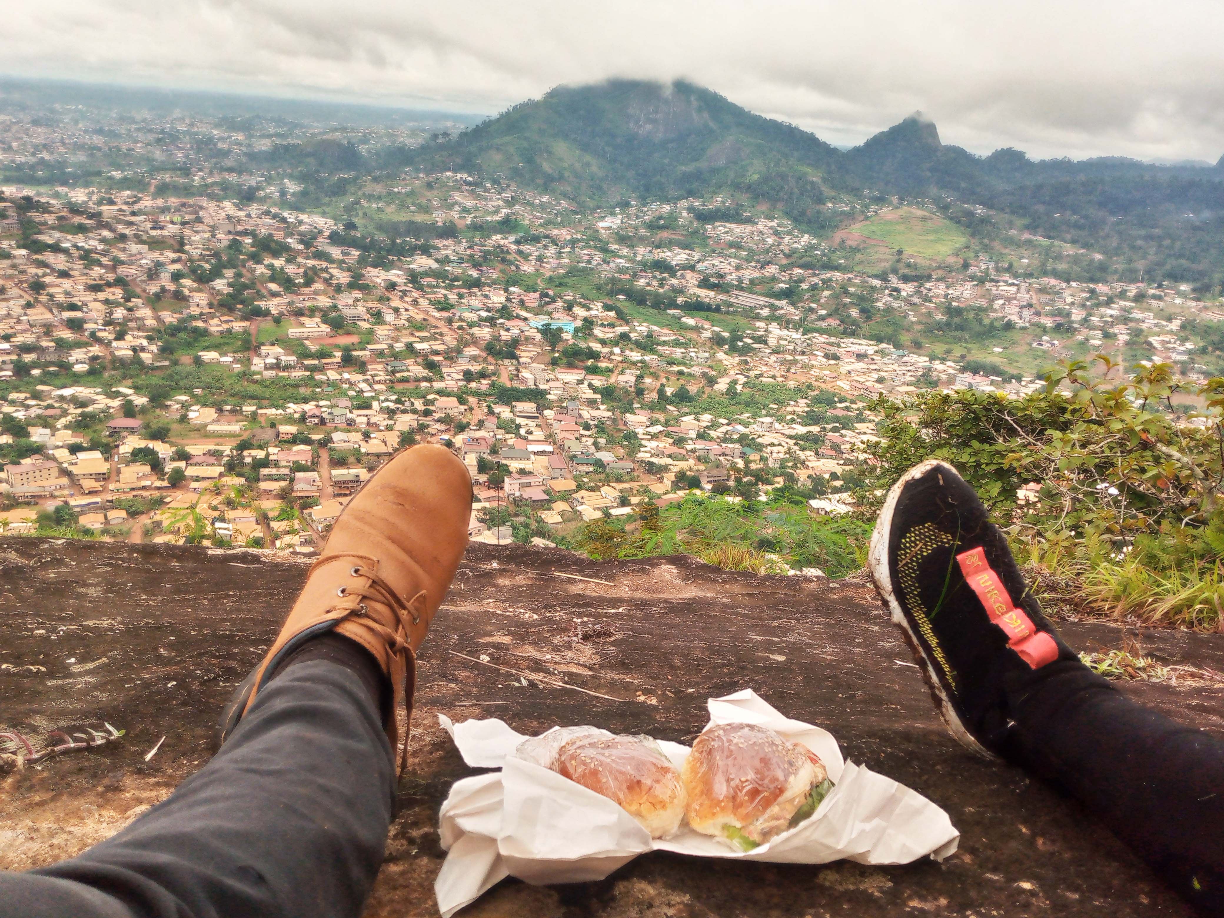 Nous avons partagé un repas léger, et c