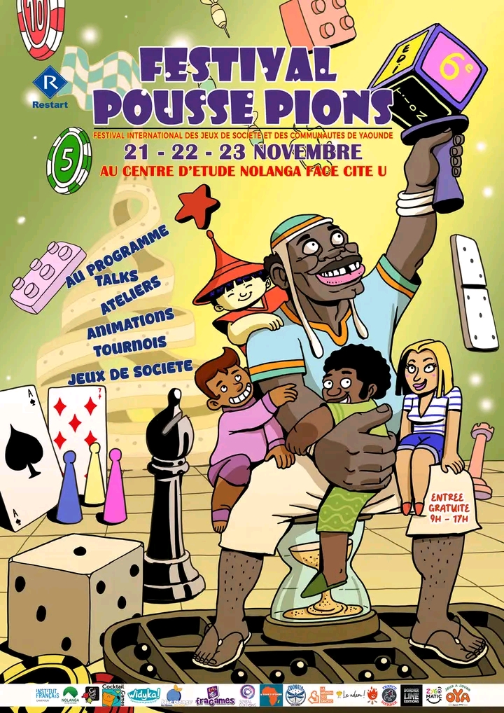 Festival culturel autour des jeux de société et arts visuels