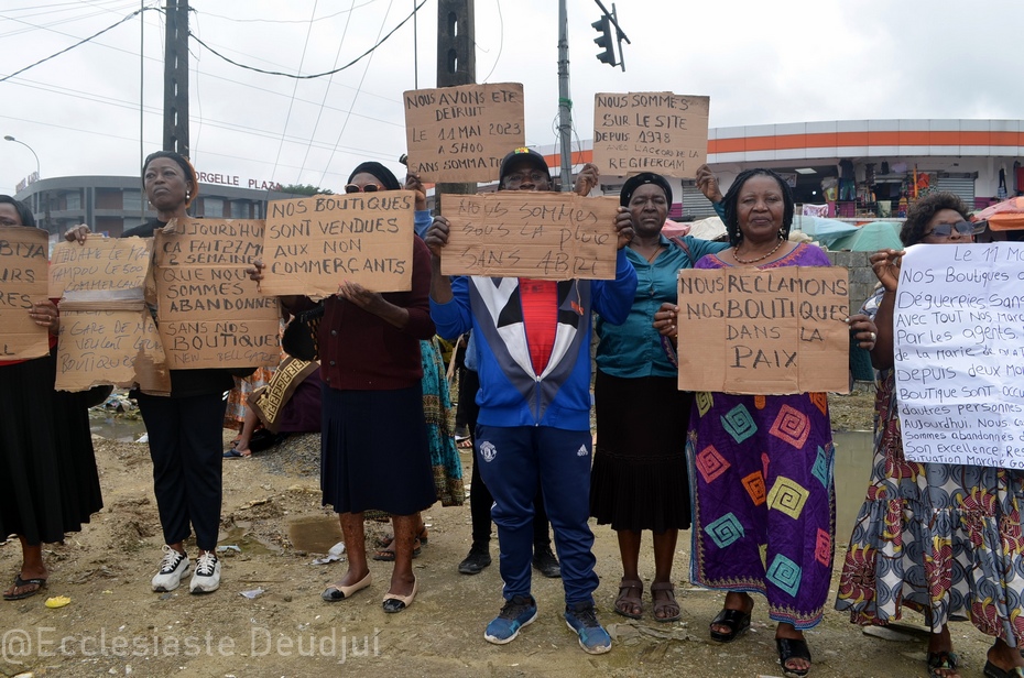 Les commerçants du « marché des femmes » crient à l’injustice