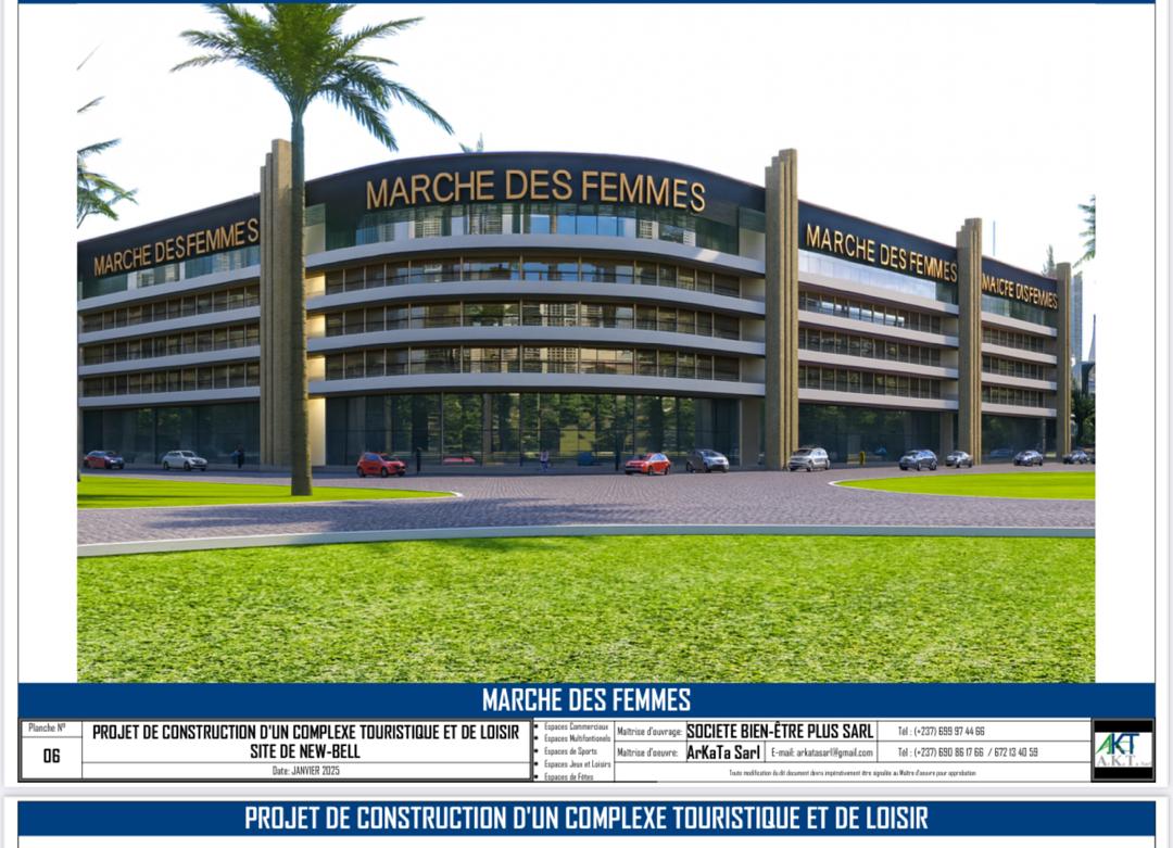 Projet de construction du futur marché