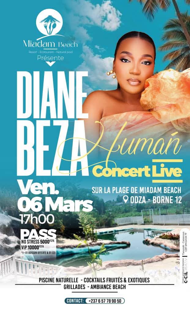 Concert Diane Beza a Miadam Beach&nbsp;