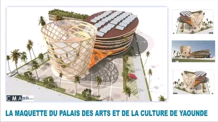 La maquette du palais des arts et de la culture de Yaoundé. Crédit : Ministère des arts et de la Culture