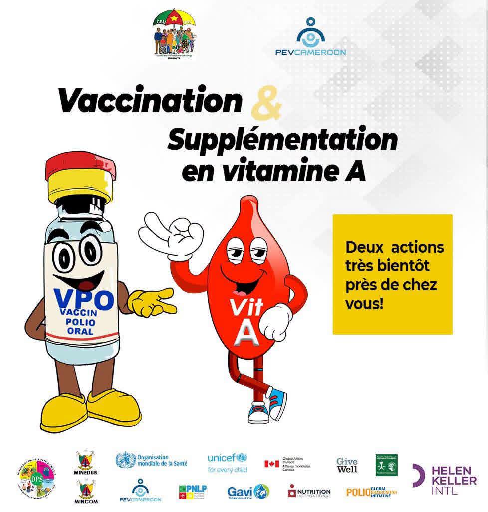 Deux actions un seul objectif la protection de nos enfants. Crédit : PEV CAMEROON
